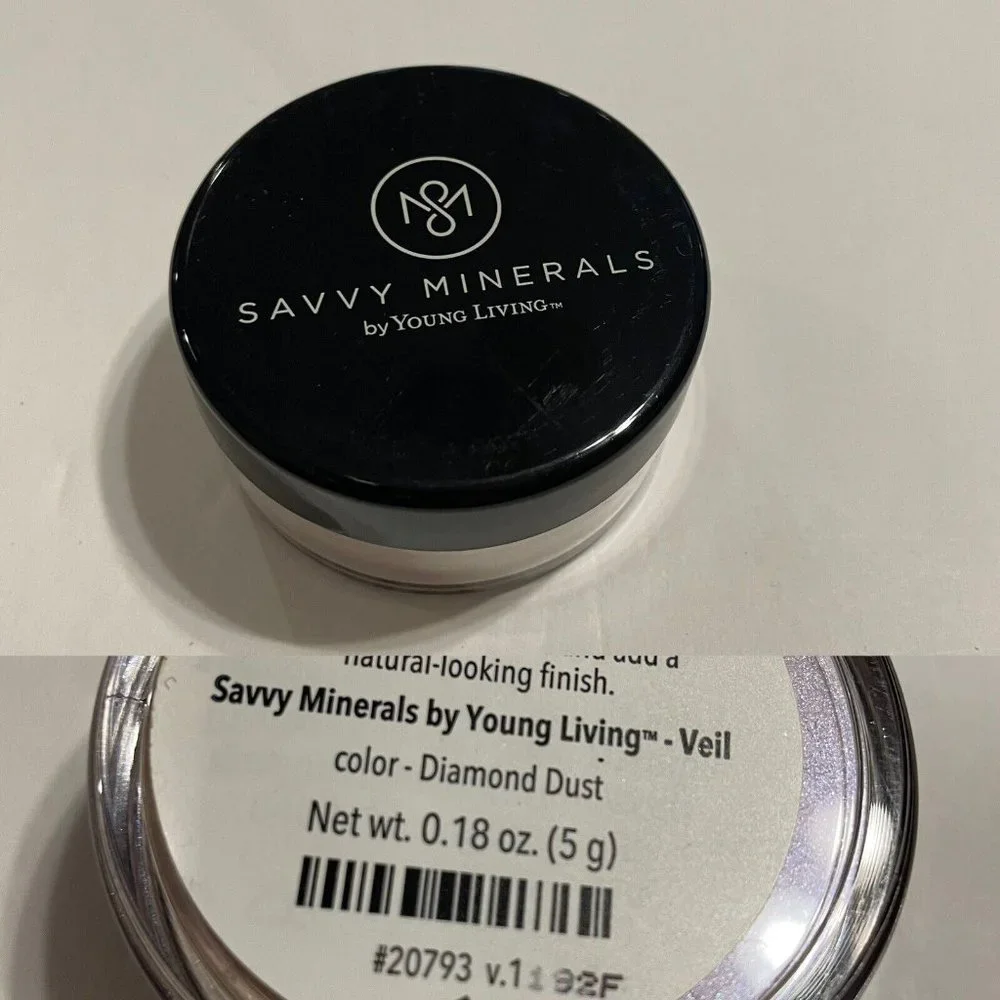 NEW Savvy Minerals Young Living Diamond Dust Veil Setting Powder Cosmetic Makeup